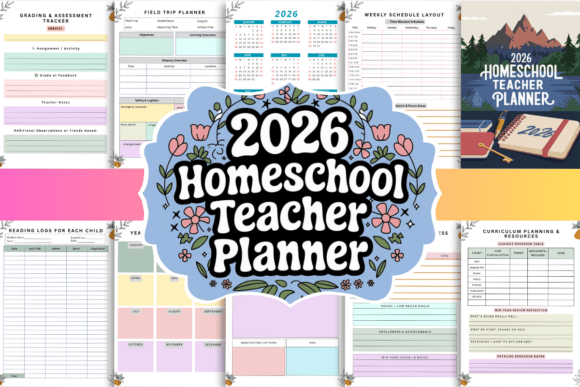 Download 2026 Homeschool Teacher Planner - School Collection