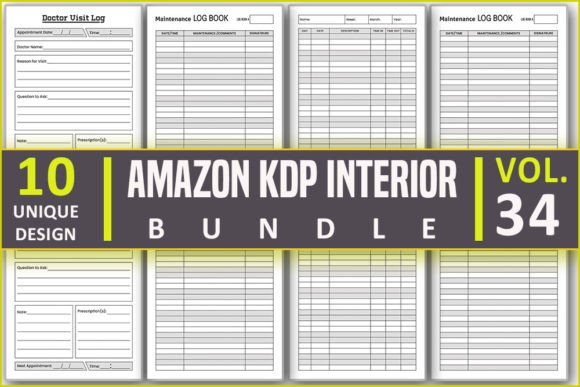 Download Low Content KDP Interior Bundle - Low content Collection