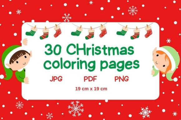 Download 30 Christmas Coloring Pages from 8 Years - Christmas Collection