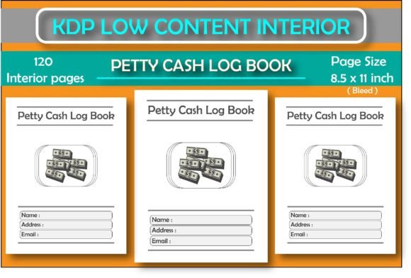 Download Petty Cash Log Book for KDP Low Content - Low content Collection