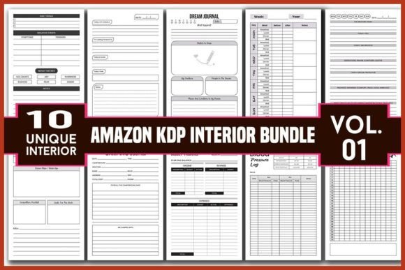 Download Low Content KDP Interior Bundle, - Low content Collection