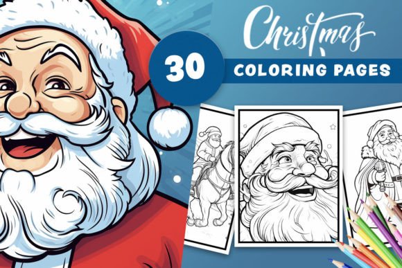 Download Christmas Coloring Pages, Santa Claus - Christmas Collection